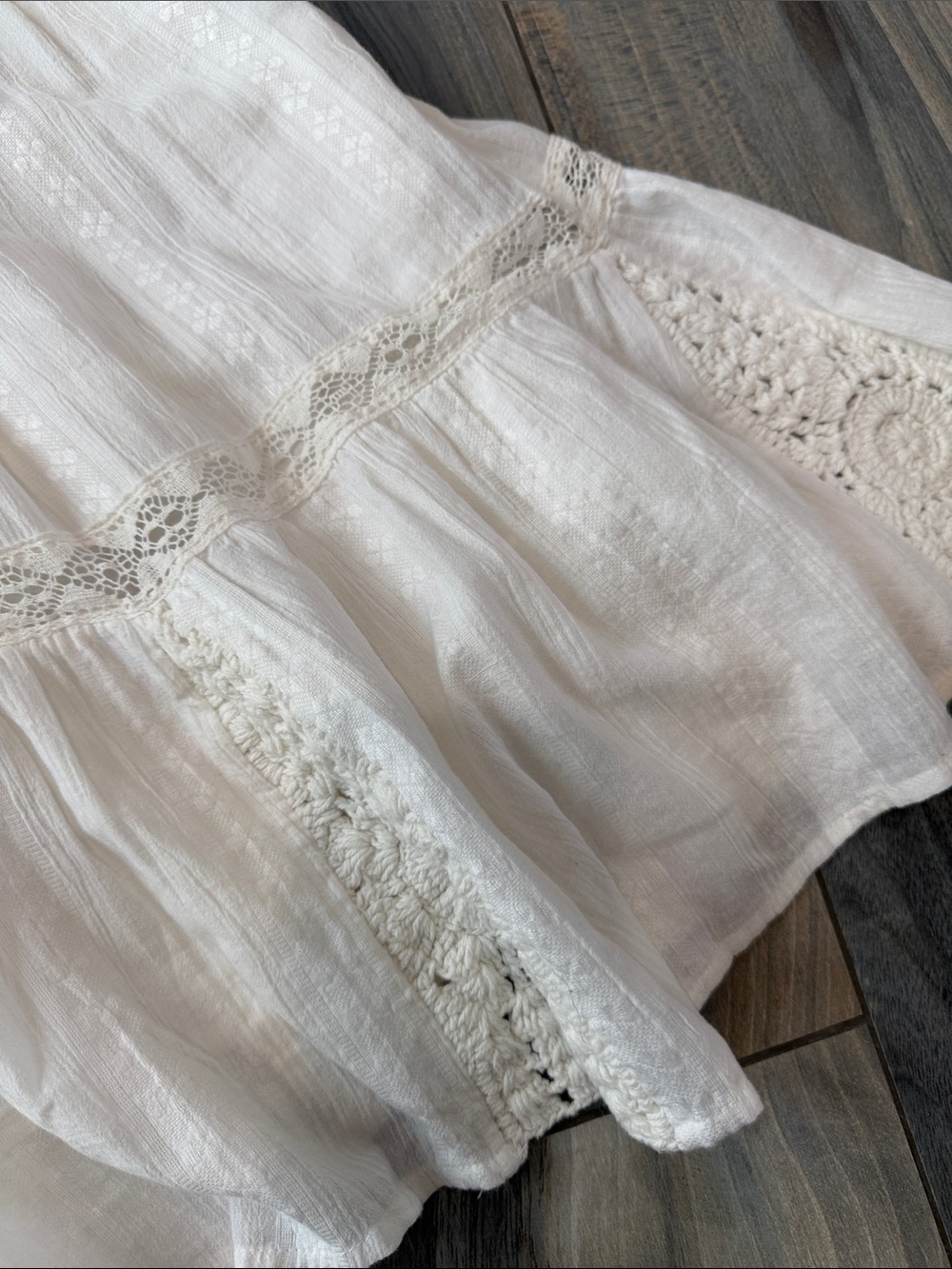 Free people White Crochet-Accent Dress - Picture 9 of 9